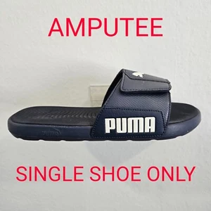 Zapato PUMA Starcat Slides para hombre ~ azul marino ~ amputado/individual - Imagen 1 de 6