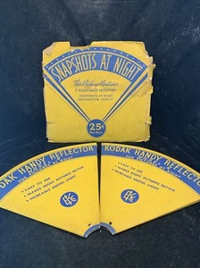 Vintage Kodak Handy Reflector MODEL B For Pictures at Night Set of 2 - Picture 1 of 24