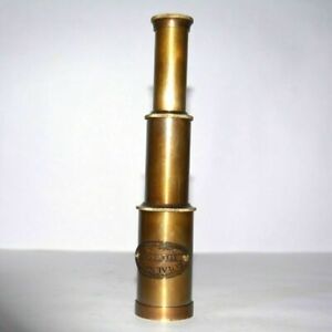 Nautical brass ''6'' inch telescope spyglass maritime Collectible  Best for gift