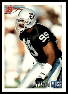 1993 Bowman Winston Moss Los Angeles Raiders #71 - Picture 1 of 2