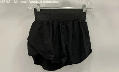 Lululemon Women's Black Solid High-Rise Shorts - Size 6 - Image 1 of 4