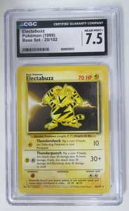 1999 Pokemon Base Set Electabuzz 20/102 CGC 7.5 - Picture 1 of 3