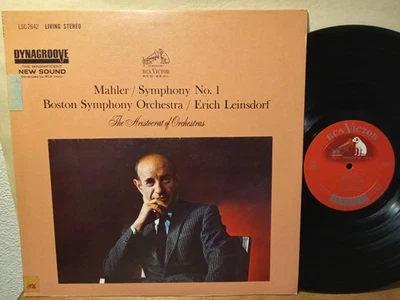 MAHLER Symphony No. 1 - Leinsdorf / Boston Symphony, LP NM/EX RCA Living Stereo - Image 1 of 4
