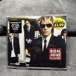 BON JOVI - IT'S MY LIFE / TEMPTATION / I DON'T WANT TO LIVE FOREVER 2000 EU CD - Picture 1 of 14