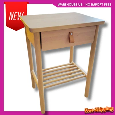 NUEVA MESITA DE NOCHE BJÖRKSNÄS 18 7/8x15", abedul, ENVÍO GRATUITO Foto 1 de 4