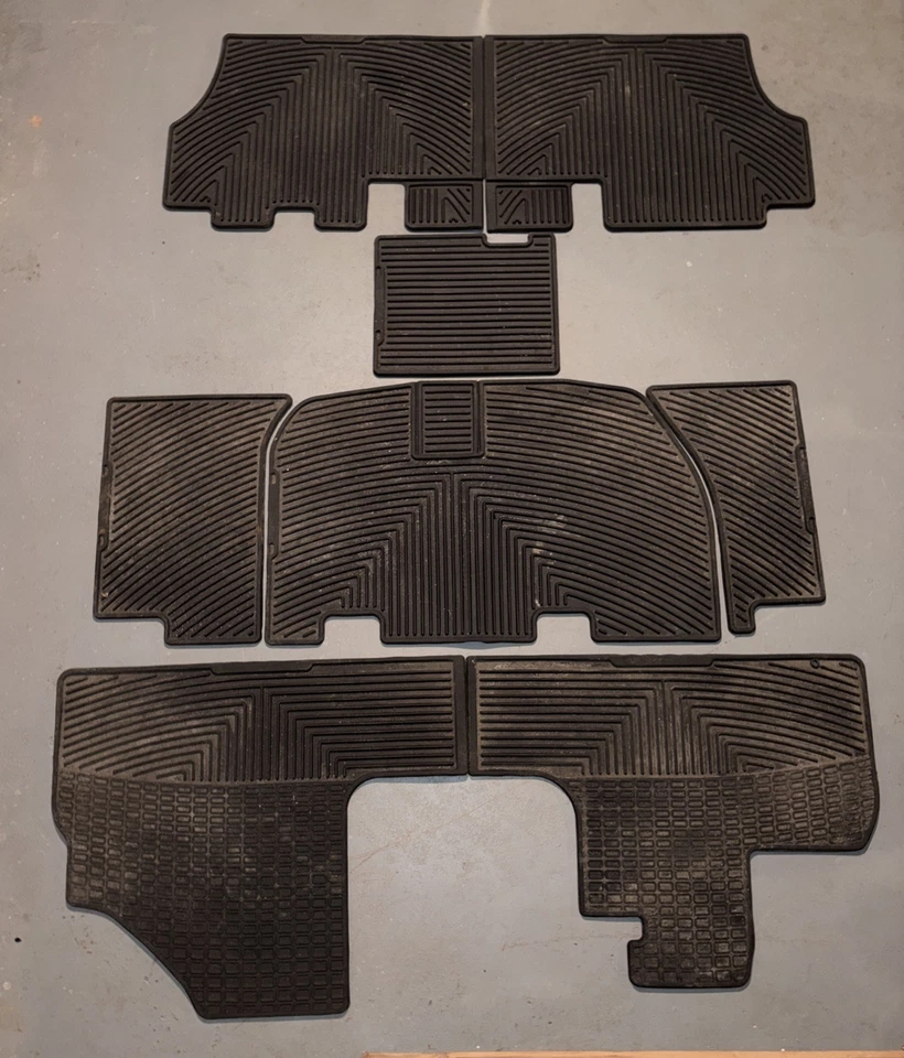 Juego completo de alfombrillas WeatherTech para todo tipo de clima para Honda Odyssey 2005-2010 negras Foto 1 de 4