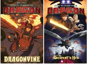 ~How To Train Your Dragon: Dragonvine & The Serpents Heir Graphic Novel Bundle - Picture 1 of 1