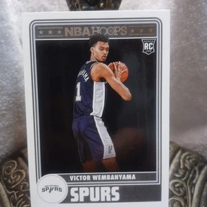 2023-24 Panini NBA Hoops Victor Wembanyama RC Hoops Tribute #298 Spurs Rookie - Picture 1 of 7