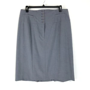 LB Collection by Lane Bryant Pencil Skirt Women's Plus Size 20 Gray Stretch - Picture 1 of 10