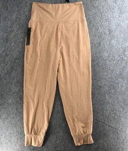 Leggings Depot Joggers Maternity Womens Size XL Khaki Stretch Pockets Casual NWT - Picture 1 of 12