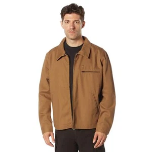 Rothco Brown Lightweight Canvas Work Jacket 92535 - 2XL - Picture 1 of 9