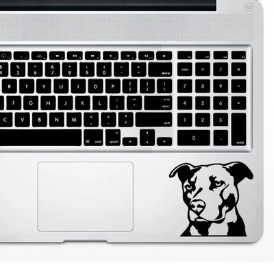 Pit bull dog decal sticker for Trackpad Macbook Laptop keyboard Car window Wall - Image 1 of 4