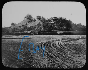 PEKING HILL AND PAVILIONS BEIJING CHINA C1890 Magic Lantern Slide PHOTOGRAPH - Picture 1 of 5
