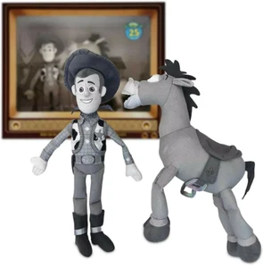 DISNEY WOODY AND BULLSEYE 25TH ANNIVERSARY PLUSH TOY STORY SET LIMITED RELEASE - Picture 1 of 3