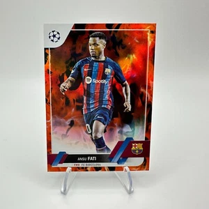 2022-2023 Topps UEFA Club Competitions Inferno Foil #193 Ansu Fati - Picture 1 of 2