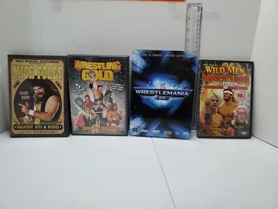 WWE Wrestling 8 DVD Lot  Mick Foley Wrestlemania 23 Wrestling Gold Wild Men - Image 1 of 4