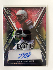 2023 Leaf Exotic Trey Palmer Rookie Auto Parrot #BA-TP1 2/7