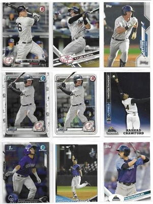 Yankees minor league rookie, future stars cards - OUTFIELDERS - pick from list - Image 1 of 3