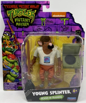 Playmates TMNT Mutant Mayhem Young Splinter Foto 1 de 2