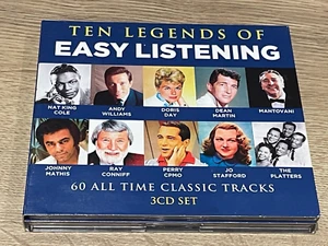Ten Legends of Easy Listening - 3 CD's Album Digipak - 2016 NDL Media  60 Tracks - Picture 1 of 5
