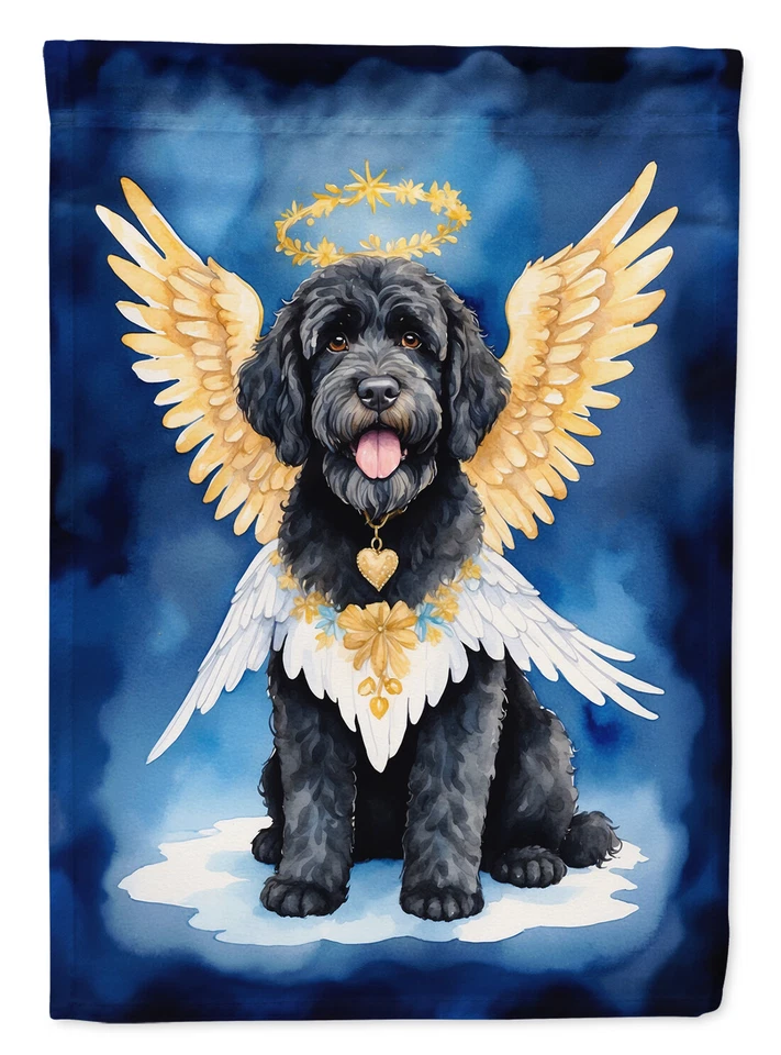Portuguese Water Dog My Angel Flag Canvas House Size DAC7062CHF - Image 1 of 4