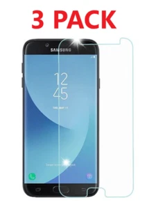 3X Pour Samsung Galaxy J7 2018/Couronne/Etoile HD Verre Trempé Protecteur d'écran - Photo 1 sur 4