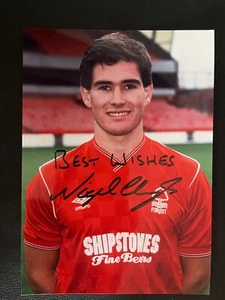 NIGEL CLOUGH - EHEMALIGER NOTTINGHAM FOREST FOOTBALLER - TOP SIGNIERTES FOTO - Bild 1 von 1