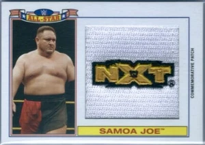 2016 Topps WWE Heritage Samoa Joe All-Star Patch /299 NXT ROH TNA AEW Champion - Picture 1 of 2