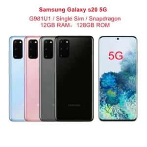 Teléfono Samsung Galaxy S20 5G G981U1 original desbloqueado 128 GB Snapdragon 865 NFC - Imagen 1 de 22