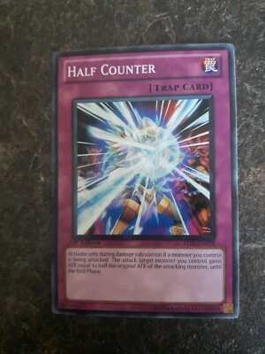 Half Counter Trap Card 1st Edition YuGiOh Card STBL-EN070 - Image 1 of 2