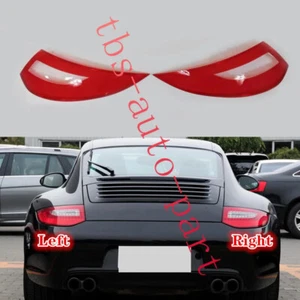 Pair Tail light Lens Cover Replace new For Porsche 997.2 911 2009-2011 - Picture 1 of 4