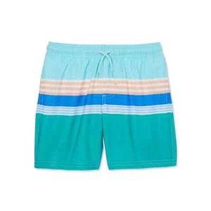 Wonder Nation Boys Print Swim Trunks - Small (6-7) - Picture 1 of 3