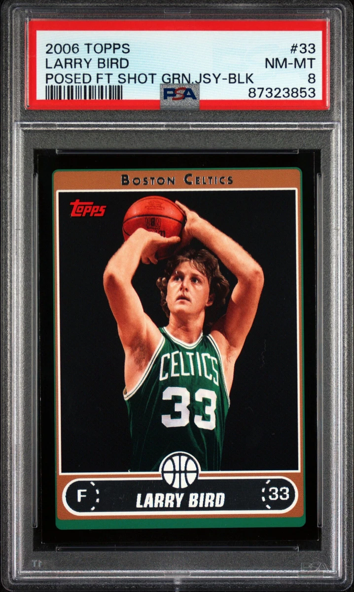 Topps Larry Bird 8 Graded Basketball Sports Trading Cards