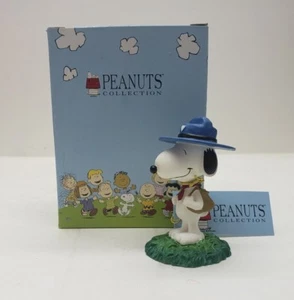 Peanuts Collection Snoopy Camping Figurine Cute Snoopy 50th Anniversary  - Picture 1 of 3