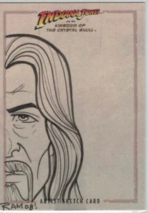 2008 TOPPS INDIANA JONES KINGDOM OF THE CRYSTAL SKULL SKETCH CARD MOLINELLI #1/1 - Picture 1 of 2