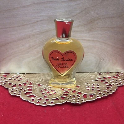 Mini tamaño de viaje vintage White ShouldersEAU DE COLOGNE .25 oz 7,5 ml Foto 1 de 2