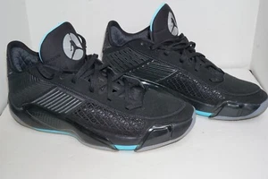 NIKE Air Jordan 38 Low Black Gamma Blue EUC - Size 13  FD2326-004 - Picture 1 of 18