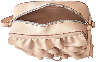 Camiseta e jeans 4987KSTK quatro camadas babado corpo transversal, nude - Imagem 1 de 3