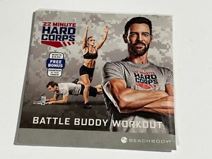NEW - Beachbody 22 Minute Hard Corps BATTLE BUDDY WORKOUT DVD - Fitness Exercise - Imagen 1 de 2
