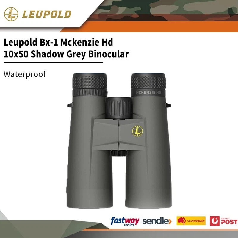 Leupold Bx-1 Mckenzie Hd 10x50 Shadow Grey Binocular Waterproof #le181174