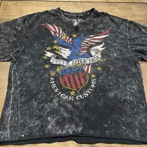 Camiseta de motocicleta Affliction American Bald Eagle para hombre talla 2XL patriótica - Imagen 1 de 6