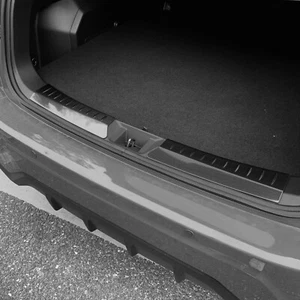 For Subaru Crosstrek 2024-25 Black steel Inner Rear Bumper Sill Guard Plate Trim - Picture 1 of 5