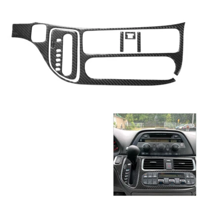 Cubierta de control de clima automático de fibra de carbono 6 piezas para Honda Odyssey 2005-10 Foto 1 de 4