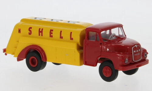 Brekina 45048 - 1/87 MAN 635 Cisterne, Shell, 1960 - Nuovo - Immagine 1 di 1