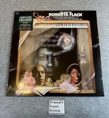 Roberta Flack The Best Of Vinyl Limited Copies Barnes Noble Exclusive Pink B&N Foto 1 de 4