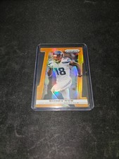 2013 Panini Prizm Orange Die-Cut Refractor Sidney Rice #49/50 #191