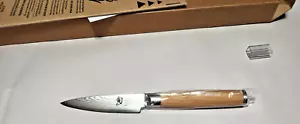 Shun Classic Blonde Paring Knife 3.5" DM0700W Kai Japan VG-MAX - Picture 1 of 9