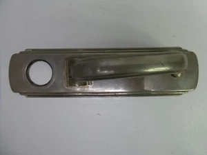 CLASSIC ART DECO BRASS CHROME PLATE DOOR HANDLE KNOCKER - Picture 1 of 7