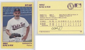1990 Star Minor League Michael Galvan #58