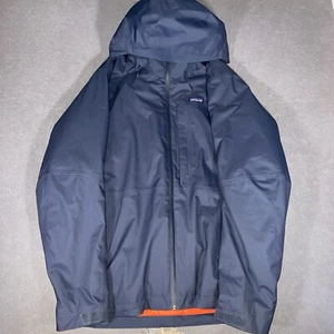 Patagonia Jacket Mens XXL 3 In 1 Snowshot Coat Zip Up Quilted Recco Gray Orange - Picture 1 of 19